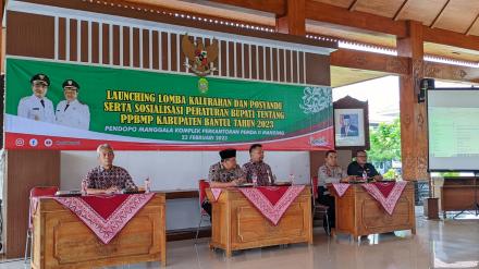 Launching lomba Kalurahan dan Posyandu