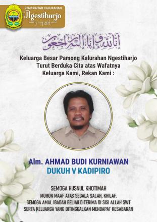 Turut Berduka Cita Atas Meninggalnya Bapak Ahmad Budi Kurniawan