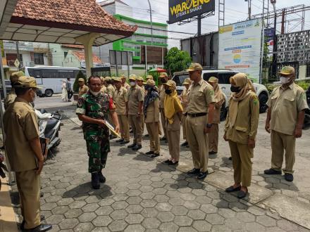 Gladi Bersih Upacara Pemberangkatan Jenazah