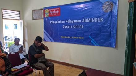 Penyuluhan Pelayanan ADMINDUK Secara Online