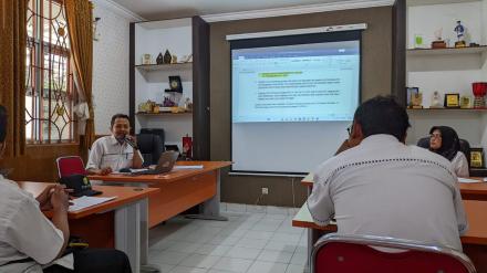 rapat koordinasi pencairan bantuan keuangan