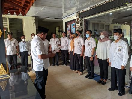 Apel pagi dan Silaturahmi Antara Lurah, Staf dan Pamong Kalurahan Ngestiharjo