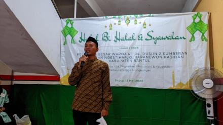  Halal bi Halal dan Syawalan warga RT 04 Padukuhan Sumberan