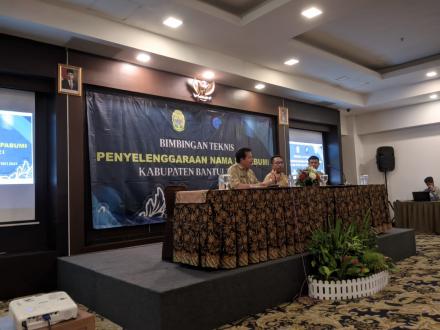 Bimbingan Teknis Penyelenggaraan Nama Rupa Bumi