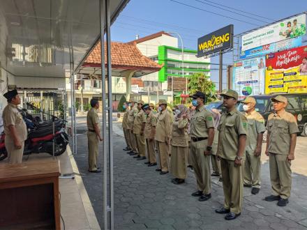 Apel Rutin Pagi Pamong Ngestiharjo