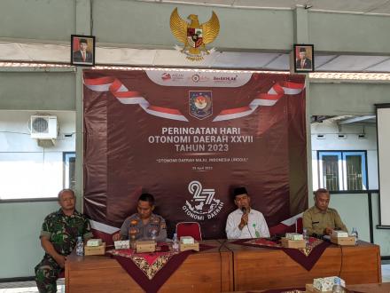 Orientasi Lini Lapangan di Pendopo Kapanewon Kasihan