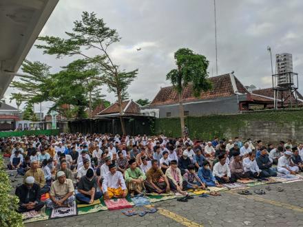 Pelaksanaan Sholat Idul Adha Padukuhan Sumberan