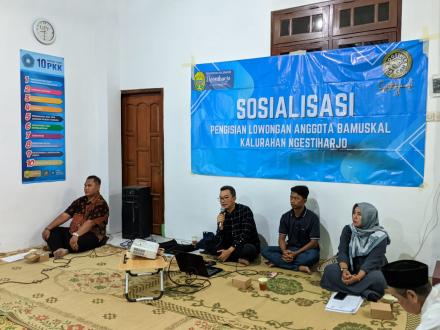 Sosialisasi Pengisian Lowongan Bamuskal di Padukuhan Soragan