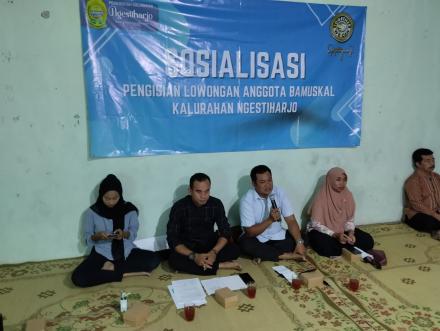 Sosialisasi Pengisian Lowongan Bamuskal di Padukuhan Sonopakis Kidul 