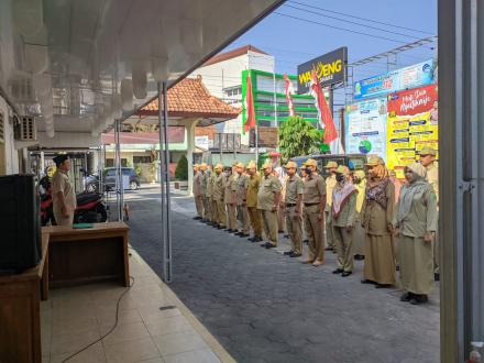 Apel Pagi Pamong Kalurahan Ngestiharjo