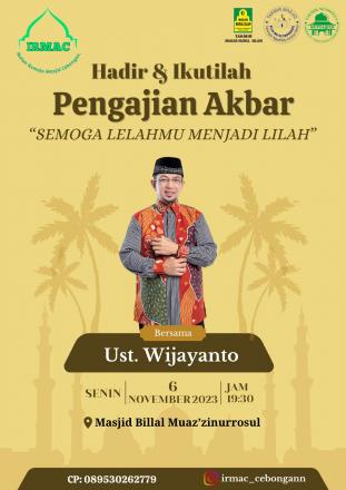 Pengajian Akbar Ustadz Wijayanto
