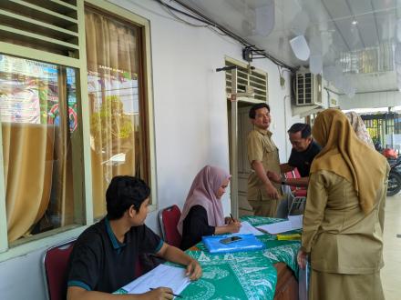 Pemeriksaan Kesehatan Pamong dan Staff Kalurahan Ngestiharjo