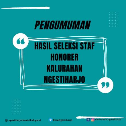 Informasi Hasil Seleksi Star Honorer Kalurahan 