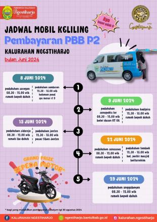 Jadwal Mobil PPB Keliling Bulan Juni 2024