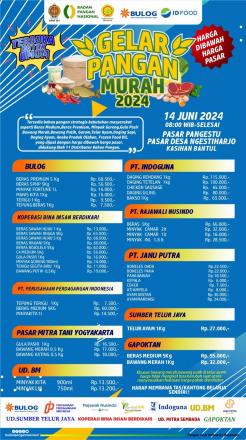 Gelar Pangan Murah 2024