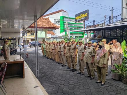 Apel Rutin Pamong Kalurahan Ngestiharjo