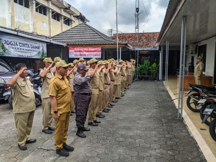 Apel Rutin Pamong Kalurahan Ngestiharjo