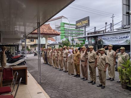 Apel Rutin Pamong Kalurahan Ngestiharjo