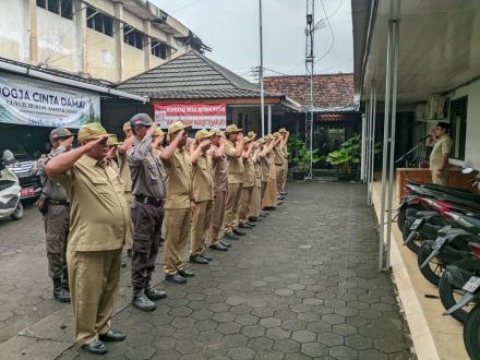 Apel Rutin Pamong Kalurahan Ngestiharjo