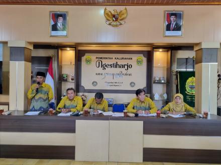 Musyawarah Kalurahan Laporan Kinerja Bamuskal Ngestiharjo Tahun Anggaran 2025