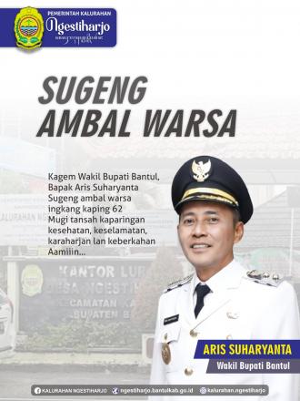 Sugeng Ambal Warsa Bapak Wakil Bupati Bantul