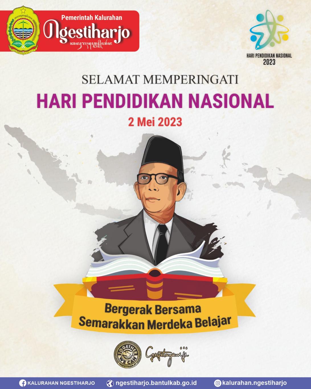 Selamat Hari Pendidikan Nasional 2 Mei 2023 Website Kalurahan Ngestiharjo